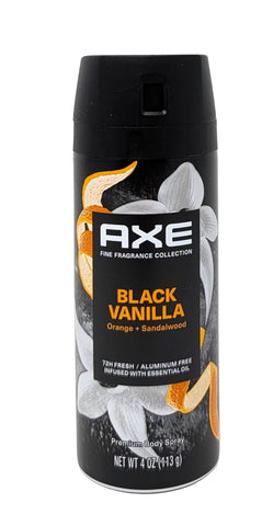 AXE Premium Body Spray Black Vanilla 4 oz