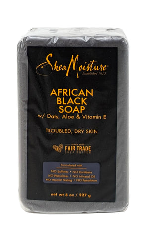 Shea Moisture African Black Soap Bar 8 oz