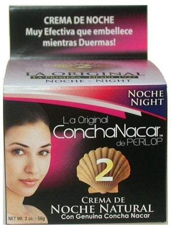 Concha Nacar de Perlop Day Cream #2 Net Wt. 2 Oz.