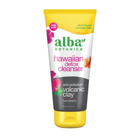 Alba Botanica Hawaiian Detox Cleanser Anti-Pollution Volcanic Clay 6 oz