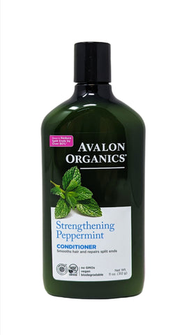 Avalon Organics Strengthening Peppermint Conditioner 11 oz