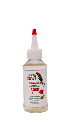 B's Organic Jamaican Rose Oil 4 oz