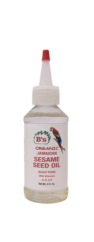 B's Organic Jamaican Sesame Seed Oil 4 oz