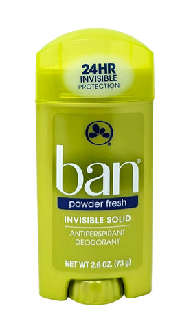 Ban Invisible Solid Antiperspirant Powder Fresh 2.6 oz