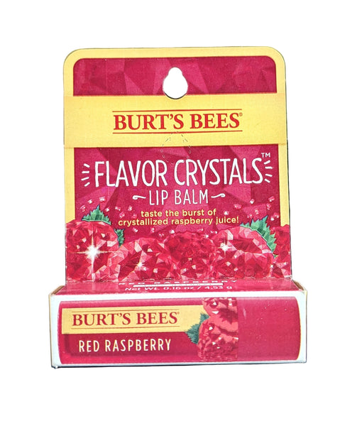 Burt's Bees Flavor Crystals Lip Balm Red Raspberry 0.16 oz