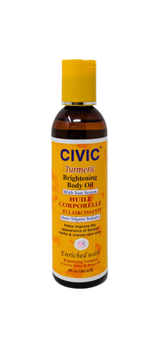 Civic Turmeric Brightening Body Oil with Sunscreen 7 oz