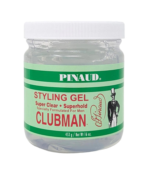 Clubman Pinaud Styling Gel Super Clear Superhold 16 oz