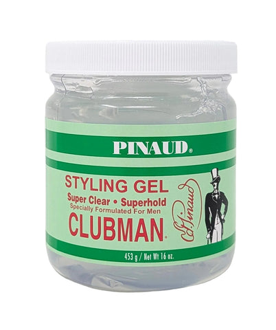 Clubman Pinaud Styling Gel Super Clear Superhold 16 oz