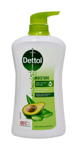 Dettol Antibacterial Bodywash Aloe Vera & Avocado 625 g