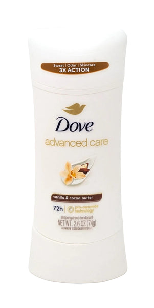 Dove Advanced Care Antiperspirant Solid Vanilla & Cocoa Butter 2.6 oz