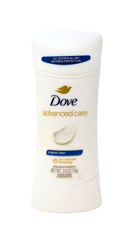 Dove Advanced Care Solid Antiperspirant Original Clean 2.6 oz