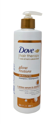 Dove Hair Therapy Glow Restore Shampoo 13.5 oz