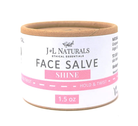 J&L Naturals Face Salve Shine 1.5 oz