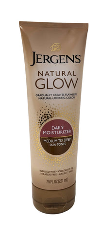 Jergens Natural Glow Daily Moisturizer Medium to Deep Skin Tones 7.5 oz