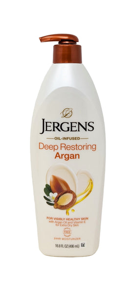 Jergens Oil Infused Deep Restoring Argan Moisturizer 16.8 oz