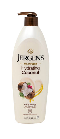Jergens Oil Infused Hydrating Coconut Lotion 16.8 oz