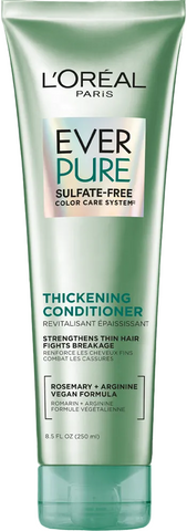 L'Oreal Paris EverPure Thickening Conditioner bottle on a white background