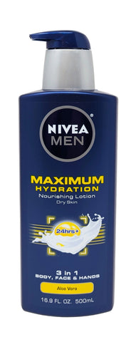 Nivea Men Maximum Hydration Nourishing Lotion 16.9 oz