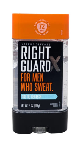 Right Gurad Xtreme Defense Antiperspirant Gel Arctic Refresh 4 oz