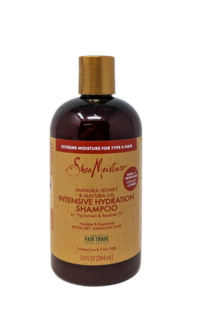 Shea Moisture Intensive Hydration Shampoo Manuka Honey & Mafura Oil 13 oz