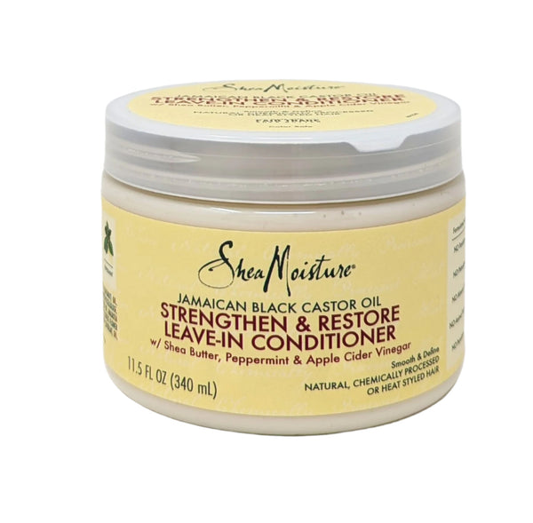 Shea Moisture Jamaican Black Castor Oil Stregthen & Restore Leave-In Conditioner 11.5 oz