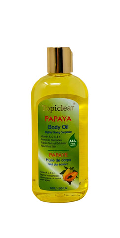 Topiclear Papaya Body Oil 8.45 oz