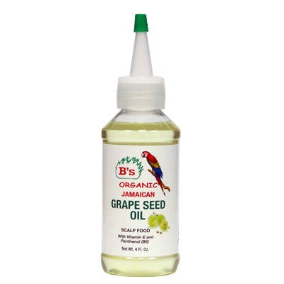 B's Organic Jamaican Grape Seed Oil 4 oz