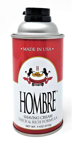 Hombre Shaving Cream Thick & Rich Formula 11 oz