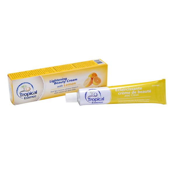 Tropical Essence Lightening Beauty Cream with Lemon 1.76 oz