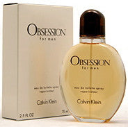 Obsession by Calvin Klein For Men Eau de Toilette Spray 2.5 oz.