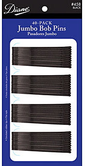 Diane Jumbo Bob Pins Black 2 1/2" 40-Pack